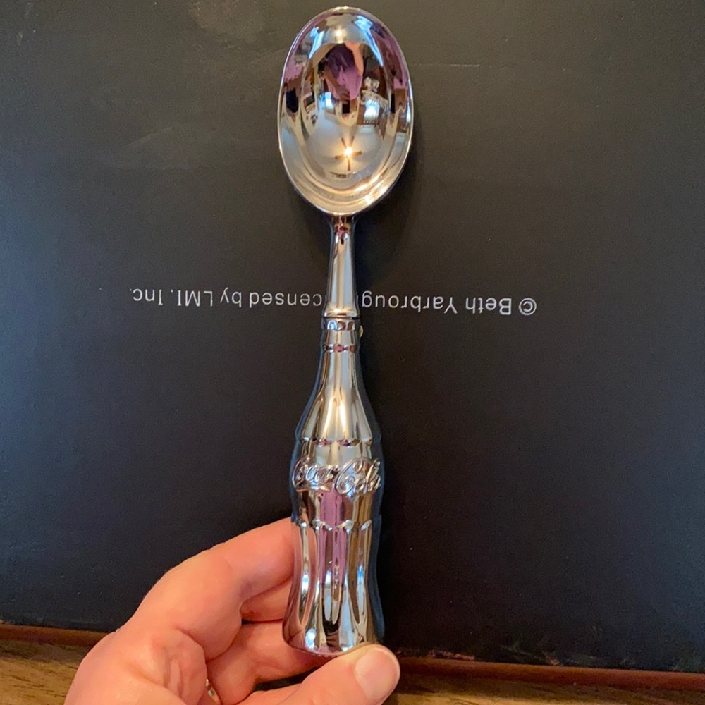 Coca Cola Silver Ice Cream Scoop